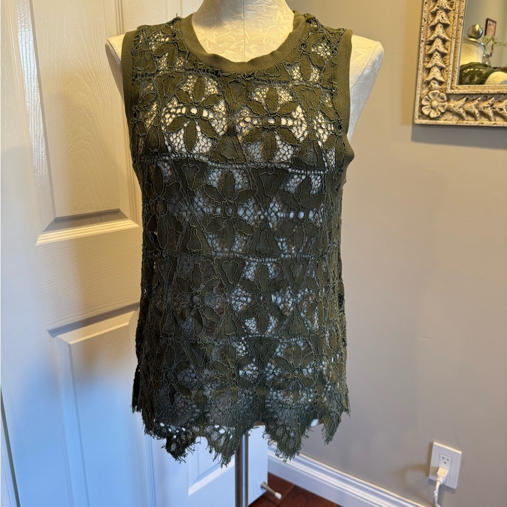 Anthropologie Top Sz M